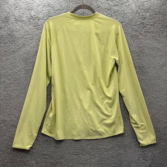 Backcountry Men's Small Lime Green Base Layer Long Sleeve Shirt Camping Hiking - Picture 8 of 8